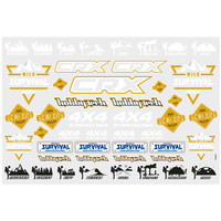 HOBBYTECH CRX V2 Survival stickers sheet - HT-STICK-CRX.SURVIVAL