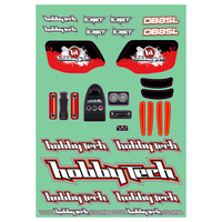 HOBBYTECH Stickers DB8SL Orange - HT-STICK-DB8SL.OR