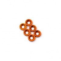 HOBBYTECH M3 Orange Countersunk Washer - HT-STRX-109