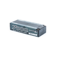 NOSRAM HV MODIFIED MID SIZE  GRAPHINE-4.1 7000MAH HARDCASE -7.6V LIPOS 120C/60C