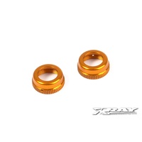 XRAY T4 ALU SHOCK CAP-NUT WITH VENT - XY308353-O