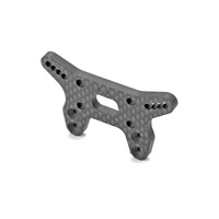 XRAY XB2 CARBON SHOCK TOWER FOR BRIDGE UPPER DECK - 2-DOTS - FRONT