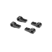 ALU LOWER 2-PIECE FRONT SUSPENSION HOLDER +2MM - BLACK (4) - XY332712