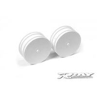 4WD FRONT WHEEL AERODISK WITH 12MM HEX IFMAR - WHITE - HARD (2)