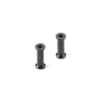 ALU REAR BRACE MOUNT 15.5MM - BLACK (2)